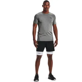 Under Armour Heatgear Compression Long Baselayer-shorts - White / Black - 2XL