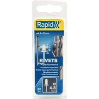 Rapid Blindnieten Aluminium Ø 4,8 mm 50 Stück
