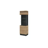 Höffner Vitrine ¦ holzfarben ¦ Maße (cm): B: 60