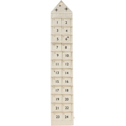 Ferm Living - House Adventskalender, schmal / sand