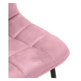 CLP Esszimmerstuhl Antibes Samt rosa