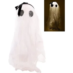 Halloween Dekoration - Gespenst mit Licht (65cm)