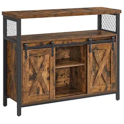 VASAGLE Sideboard, LSC092B01 braun 100,0 x 33,0 x 80,0 cm