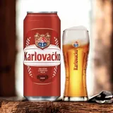 12 Dosen Karlovacko Bier aus Kroatien 500ml - 6 l