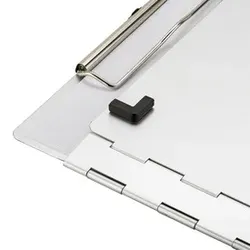 LÄUFER Klemmbrett 216x305mm silber 22017 Aluminium