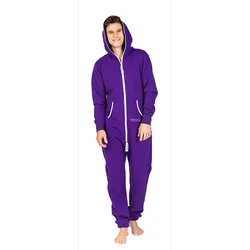 Jumpsuit MONIZ, Baby, Gr. XXL, EURO-Größen, lila (lila, weiß), 80% Baumwolle, 20% Polyester, casual, Langarm, Overalls Jumpsuit, mit kuscheligem Komfort