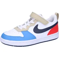 Nike Court Borough Low ReSneaker Kinder 124 white/thunder blue-lt