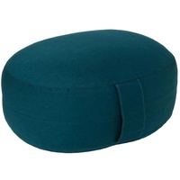 Yogabox Meditationskissen/Yogakissen oval Made in Germany, Petrol