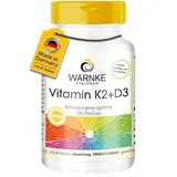 Vitamin K2 + D3 200μg / 1000 I.E. - 100 OleoCaps Kapseln aus eigener Herstellung - Original K2VITAL® 99,7%iges all-trans K2 MK-7 - hochdosiert | Warnke Vitalstoffe - Deutsche Apothekenqualität