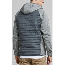 JACK & JONES Multi Quilted Jacke Grey Melange / Set In Sleeves M