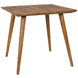 KADIMA DESIGN Esszimmertisch REPA 80 x 80 x 76 cm rustikal Massiv-Holz, | Gr.: onesize