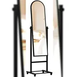 CLP Standspiegel Evoir 39 x 151 cm Schwarz