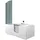 AcquaVapore Seniorendusche und Wanne mit Whirlpool S12D-EH-AIR-R-EC Dusche 85x170cm