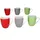 Mambocat Kaffeetasse 0,35 l Mehrfarbig 6 St.