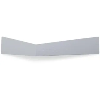 Woodendot Wandregal, Grau, Holz, Dreieckig, 57x10x15 cm, FSC 100%, Wohnzimmer, Regale, Wandregale