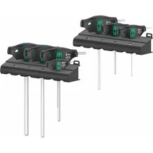 WERA Schraubendrehersatz 454/7 HF Set 1 7-tlg. schwarz/grün