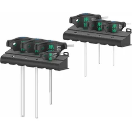 WERA Schraubendrehersatz 454/7 HF Set 1 7-tlg. schwarz/grün