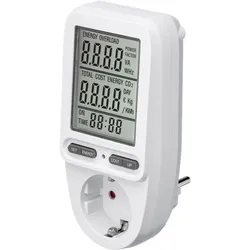 Digitales Energiekostenmessgerät Pro, zur Messung des Stromverbrauchs und Stromkosten von elektrischen Haushaltsgeräten