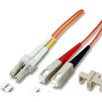 EFB O0320.1 Duplex Jumper LC-SC 50/125μ, OM2, LSZH, orange,