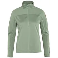Fjällräven Abisko Lite Fleece Half Zip W misty green