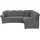 DOMO collection Ecksofa »Papenburg B/T/H: 242/190/84 cm L-Form« wahlweise mit Bettfunktion, Langer Schenkel links oder rechts, grau