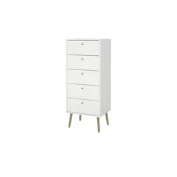 Kommode  Bonito , weiß , Maße (cm): B: 50,2 H: 120,1 T: 39.1