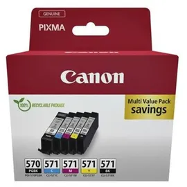 Canon PGI-570 pigmentschwarz + CLI-571 CMYK