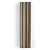 Akustikpaneel aus Holz, 2400 x 600 mm, schwarzer Untergrund, Nussbaum