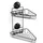 Compactor BESTLOCK BLACK Doppel-Eckregale - XL, Rost- und Wasserdicht, Einfache Installation ohne Bohren, Schwarz