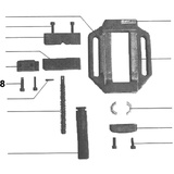 PROXXON 20402-08 Schraube für Maschinenschraubstock PRIMUS 100