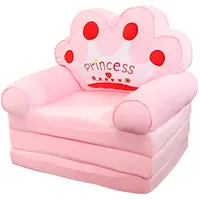 YUDIZWS Kindersessel Ausklappbar Plüsch-Kindersofa mit Rückenlehne ab 1 Jahr Babysessel Für Spielzimmer Kinderzimmer,C