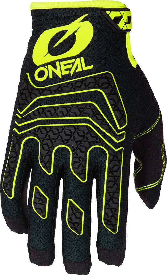 Oneal Sniper Elite Motorcross handschoenen, zwart-geel, M