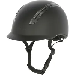Covalliero Reithelm ProViso, schwarz mit Glitzer, Gr. 52-56cm