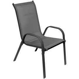 Mojawo Gartengarnitur Sitzgarnitur 5-teilig L125xB70cm Non-Wood Anthrazit