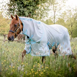 Horseware Insekten-/Sommerdecke 130 cm Blau/Silber/Türkis