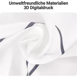 lerores Duschvorhang Weizenohr 240 x 200 cm antischimmel wasserabweisend