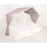 tiSsi tiSsi® Baldachin Musselin für Hausbetten 120-140x200 cm altrosa