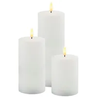Sirius Home Sille Outdoor LED-Kerzen Set 3 St. weiß