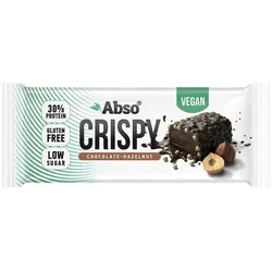 AbsoRICE Abso Crispy Bar - Vegan Protein Bar (50 g, Haselnuss-Schokolade)