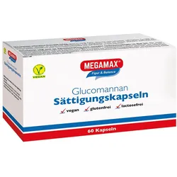 Megamax® Glucomannan Sättigungskapseln zur Gewichtsreduktion