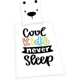 Herding Young Collection Cool kids never sleep 135 x 200 cm + 80 x 80 cm