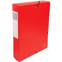 Exacompta Archivbox Heftbox Dokumentenbox Zeichenbox rot