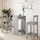 vidaXL Bartisch 51 x 50 x 103,5 cm Grau