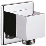 Creavit Chrom Messing Wandanschlussbogen Eckig Wandbogen Außengewinde