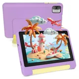 Kinder-Tablet 7 Zoll mit Elternkontrolle, 8GB RAM, 64 GB, Sto?feste Schutzhš1lle Lila - Lila