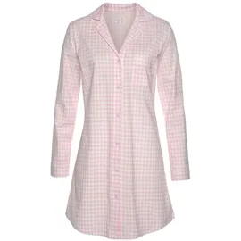 VIVANCE DREAMS Damen Nachthemd rosa-weiß Gr.36/38