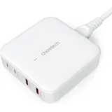 CHOETECH PD8008 100W GaN-Schnellladegerät 2x USB-A / USB-C - Weiß