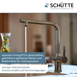 Schütte AQUADUCT Sprudelwasser-Spültischarmatur Silber