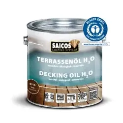 Saicos H2O Terrassenöl, teak 0318 701 , 10 Liter - Eimer