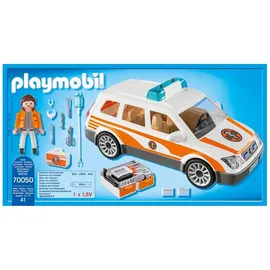Playmobil City Life Notarzt-PKW mit Licht und Sound 70050